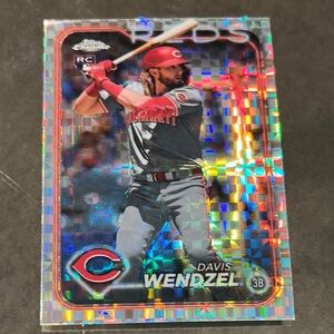 Topps Chrome Holographic Baseball Card
